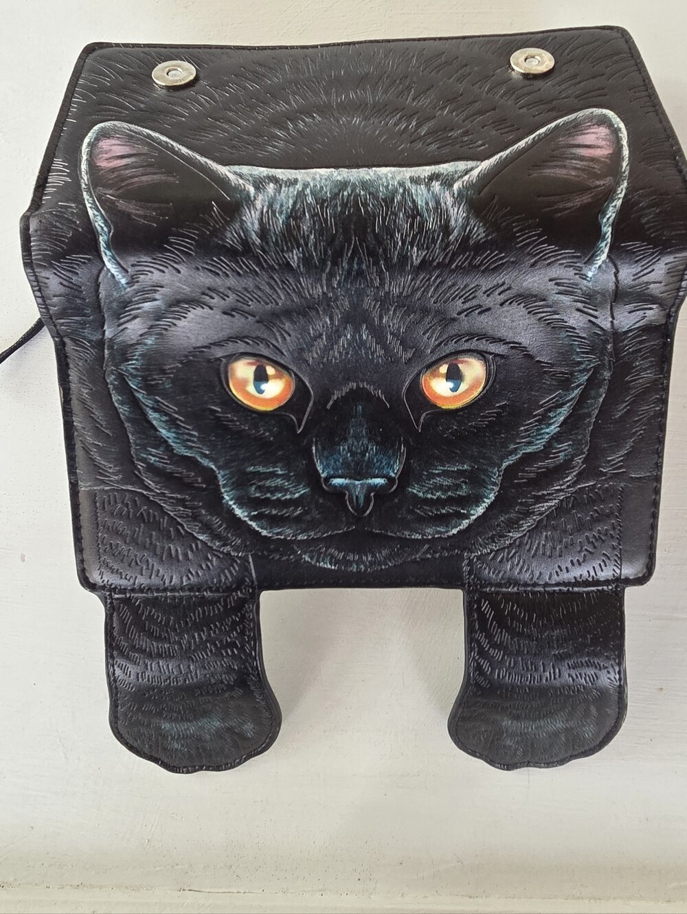 New Laura Parker 3D Black Cat Wallet - Picture 4 of 11
